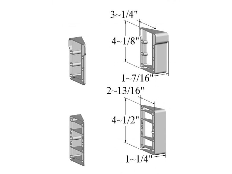 221/2° Wedge Bracket Creekside Vinyl